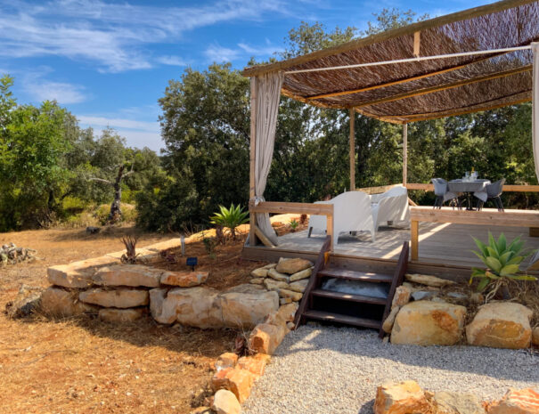 Monte Ouro Verde-mobile home terrace