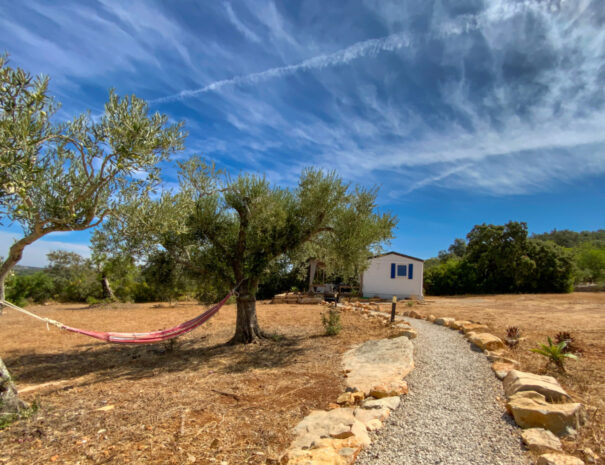 Monte Ouro Verde-path to mobile home